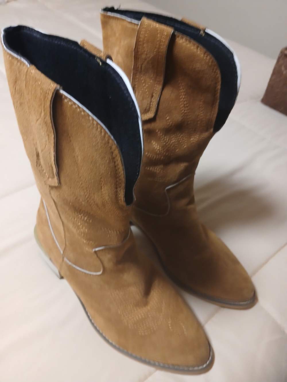 Tan Western Cowboy Boots
